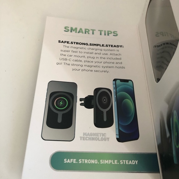 Magnetic Wireless Car Charging Vent Holder - Picture 2 of 7